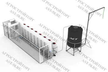 Растворный узел 23 м3