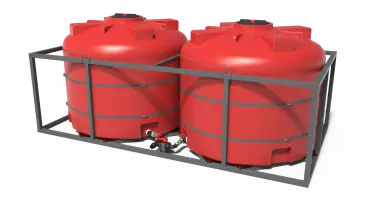 ТРАНСПОРТНАЯ КАССЕТА ИЗ ЕМКОСТЕЙ на коррозионностойкой древесно-полимерной подложке